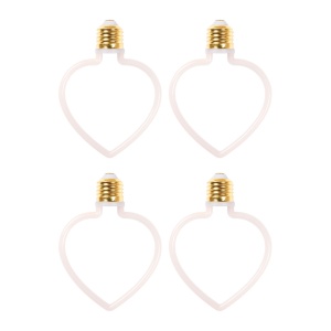 Lampă LED AGGE Carnival E27, 4W, Heart, 4 buc - Img 2