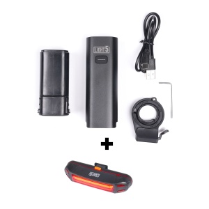 Lampă pentru bicicletă Light5 NB800 - 800 lm / Reîncărcabil, Frontlight + Light5 Streak taillight