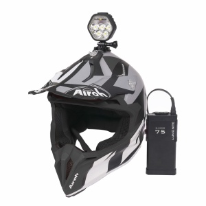 Lampă pentru cască Enduro LUMONITE Navigator2 - 4195 lm / Reîncărcabil, 1 buc lamp cu Baterie & Încărcător + GoPro Suport (4195 lm) - Img 2