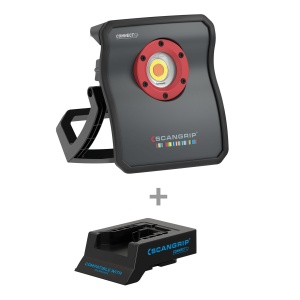 Lampă pentru inspecția vopselei SCANGRIP Multimatch 3 CONNECT, 3000 lm, pentru Milwaukee baterii