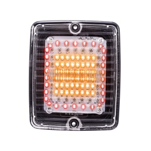 Lampă spate / stop / semnalizator STRANDS Ize LED - transparent / 24V / 130 mm, model anterior
