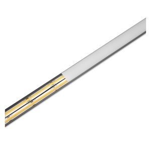 Profil pentru bandă LED AGGE Wide Surface, montaj aparent, Negru (200 cm)