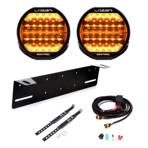 Proiector auxiliar Lazer Sentinel 9 Highline - Rotund / 23 cm / 130W / Ref. 12.5, 2 buc - Set complet