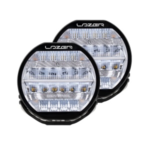Proiector auxiliar Lazer Sentinel 9" Standard Chrome - Rotund / 23 cm / 87 W, 2 buc