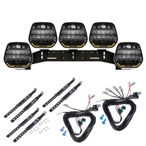 Proiector auxiliar PURELUX Panther 9 Alb - Rotund / 23 cm / 210W / Ref. 25, 5 buc - Set complet (WRC) - Img 2