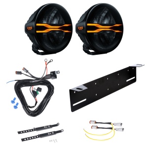 Proiector auxiliar Strands FOR9T Dragon Drive 7" - Rotund / 18 cm / 105W / Ref. 20, 2 buc - Set complet