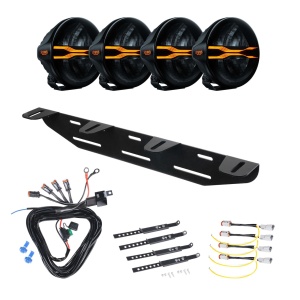 Proiector auxiliar Strands FOR9T Dragon Drive 7" - Rotund / 18 cm / 105W / Ref. 20, 4 buc - Set complet - Img 2