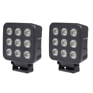 Proiector de lucru PURELUX Black Raven 50 11 cm / 50W / fascicul larg, 2 buc