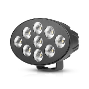 Proiector de lucru PURELUX Black Raven 50 Oval - 15 cm / 50W / fascicul larg - Img 2