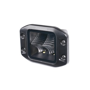 Proiector de lucru PURELUX Negru Flush-Suport pătrat - 12 cm / 40W / Flood, 1 buc. - Img 2