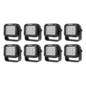 Proiector de lucru PURELUX pătrat 60 HD Gen2 - 14 cm / 60W / fascicul larg, 8 buc - Img 2