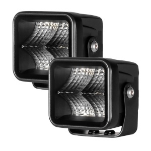 Proiector de lucru PURELUX Terrain Negru pătrat Flood - 7 cm / 20W / fascicul larg, 2 buc - Img 2