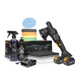 Set de polisare TOKYA OP5 Cordless STANDARD - Orbital, Set cu 2 baterii + 1 Încărcător