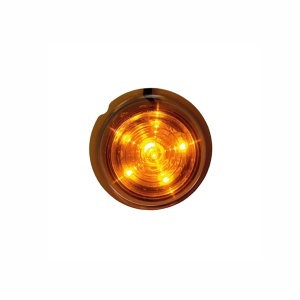 Side Lampă de gabarit / lumină de poziție Strands Viking - 12/24V / 70 mm, Portocaliu - Img 2
