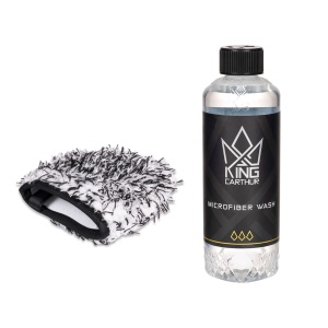 Washmitt King Carthur Mini Wheel Mitt, Mitt + Microfiber detergent