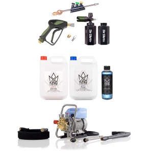 Aparat de spălat cu presiune KRÄNZLE HD 10/122 TS QC, Aparat de spălat cu presiune + set de accesorii