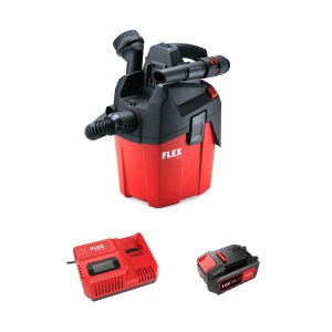 Aspirator fără fir, FLEX VC 6 LMC 18.0, Vacuum curățător + Baterie + Încărcător
