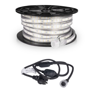 Bandă LED / Proiector de lucru AGGE 230V - 1500 lm/m, 15 m, bandă cu cablu de alimentare