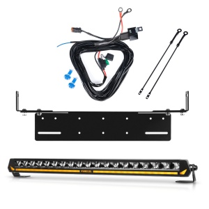 Bară LED PURELUX Panther Aero C540 - curbată / 54 cm / 108W / Ref. 25, 1 buc - Set complet cu suport pentru montaj încastrat
