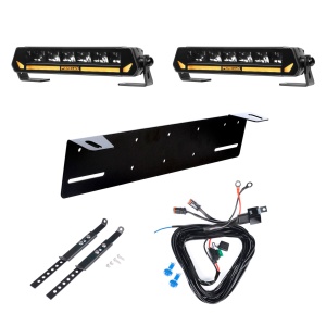 Bară LED PURELUX Panther Aero S200 - dreaptă / 22 cm / 60W / Ref. 20, 2 buc - Set complet