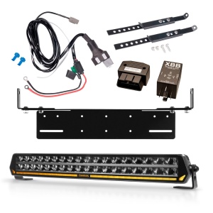 Bară LED PURELUX Panther C540 - curbată / 54 cm / 216W / Ref. 25, 1 buc - Set complet cu suport pentru montaj încastrat + XBB Dongle & PowerUnit releu de conectare - Img 2