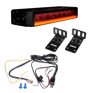 Bară LED Strands Firefly 10" - dreaptă / 28 cm / 75W / Ref. 25, 1 buc - Set complet (montaj inferior)