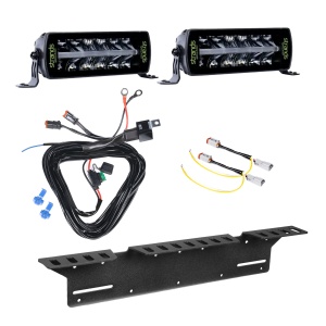 Bară LED Strands Siberia Outlaw UDX 8" - dreaptă / 20 cm / 32W, 2 buc - Kit complet