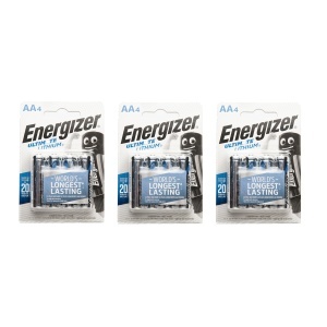 Baterie AA ENERGIZER Ultimate Lithium, 3 pachete (12 buc)