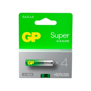 Baterie AAA GP Super Alkaline, 4 buc