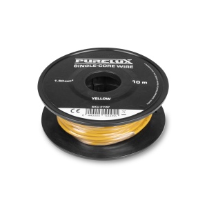 Cablu PURELUX Single-Core Wire - 16AWG / 10 m, galben