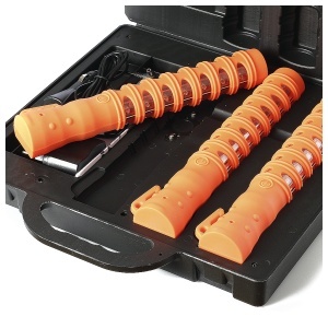 Charging case for PureFlare LED light stick, Charging case + 3 LED sticks