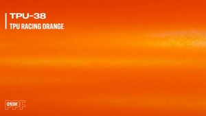 Folie de protecție pentru vopsea GYEON PPF Color - portocaliu, Racing Orange (TPU-38)