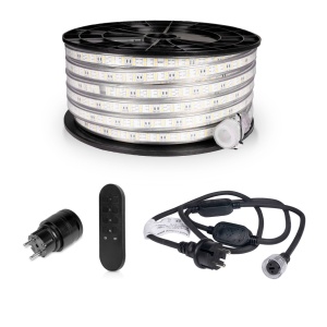 Kit de bandă LED pentru gard AGGE - Set complet, 25 m - Img 2