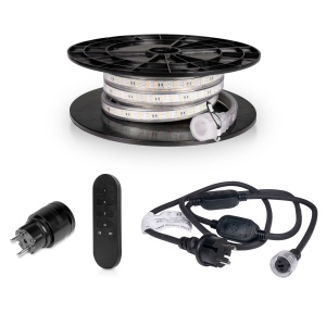 Kit de bandă LED pentru gard AGGE - Set complet, 5m