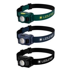 Lampă frontală LEDLENSER HF4R - 650 lm / Reîncărcabil, Negru