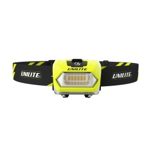 Lampă frontală UNILITE PS-HDL6R - 350 lm / Reîncărcabil / 3 x AAA