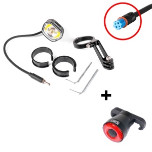 Lampă pentru bicicletă electrică Light5 EB1000 - 1000 lm / Bosch, lampă față + Light5 Blip - lampă spate (Performance CX Gen 4 Smart System BES3) - Img 2