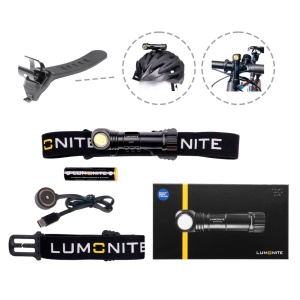 Lampă pentru bicicletă LUMONITE® Compass - 1250 lm / Reîncărcabil - Img 2
