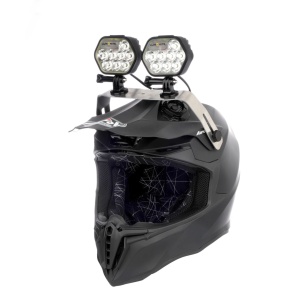 Lampă pentru cască Enduro LUMONITE Leader - 6838 lm / Reîncărcabil, 2 x light+Baterie+Suport - Img 2