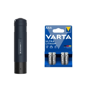 Lanternă LEDLENSER T2 25th Anniversary Edition - 240 lm / 115 m / 3 x AAA, Ledlenser T2 25th Anniversary Edition + 4 buc Varta Ultra Lithium AAA baterii