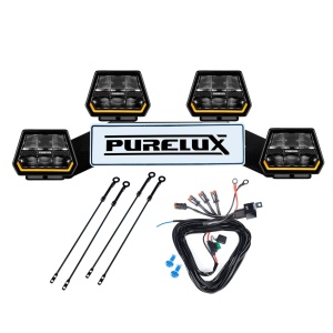 Proiector auxiliar PURELUX Panther 5 - Rotund / 15 cm / 90W / Ref. 12.5, 4 buc - Set complet (WRC) - Img 2