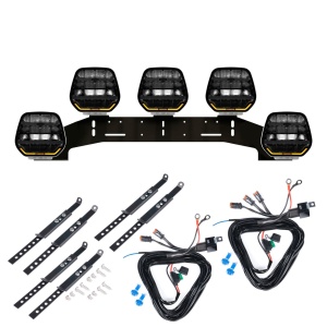 Proiector auxiliar PURELUX Panther 7 Alb - Rotund / 18 cm / 128W / Ref. 20, 5 buc - Set complet (WRC) - Img 2