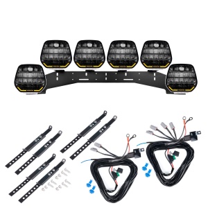 Proiector auxiliar PURELUX Panther 9 Alb - Rotund / 23 cm / 210W / Ref. 25, 6 buc - Set complet (WRC)