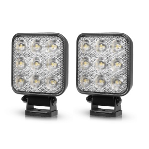 Proiector de lucru PURELUX Standard pătrat 42 - 10 cm / 42W / fascicul larg, 2 buc