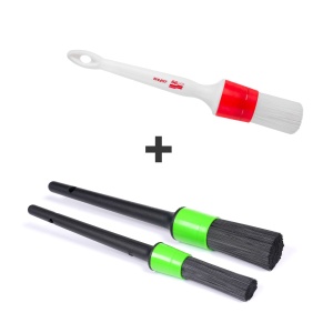 Set de perii pentru curățare CAR5 Allrotund Brush Kit, CAR5 Brush Kit + Soft99 Exterior Brush