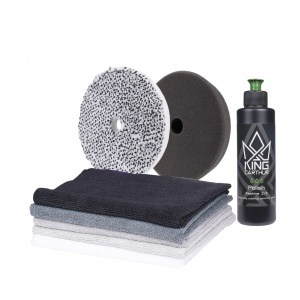 Set de polisare King Carthur X Tokya One-Step, orbitală, Polishing set 3" (75 mm) - Img 2