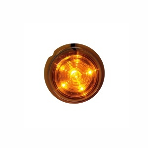Side Lampă de gabarit / lumină de poziție Strands Viking - 12/24V / 70 mm, Portocaliu
