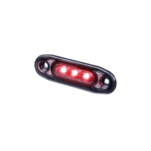Spotlight / Extreme light Strands Dark Knight Ultra Slim - 12/24V / 0.2-0-3W / 79 mm, Roșu