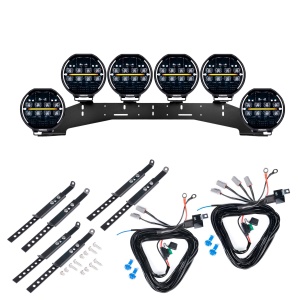 Additional light PURELUX Heat 9200 - Round / 22 cm / 200W / Ref. 30, 6 pcs - Complete set (WRC)