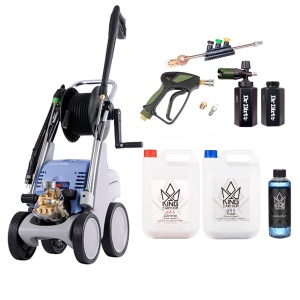 Aparat de spălat cu presiune KRÄNZLE Quadro 11/140 TST QC, Aparat de spălat cu presiune + set de accesorii